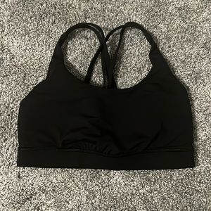 lululemon black energy bra - worn a few times